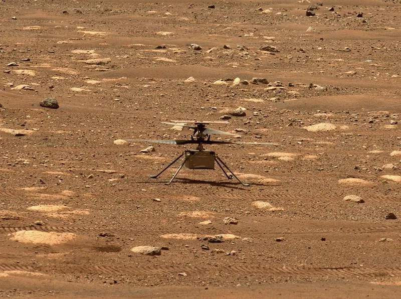 Mars Helicopter Intelligence on Mars. (CREDIT: NASA)