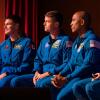 CSA (Canadian Space Agency) Jeremy Hansen, left, with NASA astronauts Reid Wiseman, Victor Glover, and Christina Hammock Koch, in 2023 at NASA's Goddard Space Flight Center. Their mission to orbit the moon has been delayed until at least April, 2026.