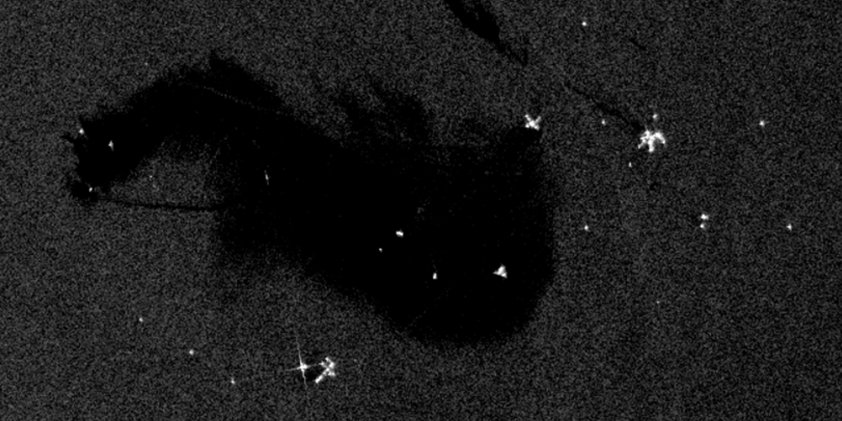 Map of the Pemex spill