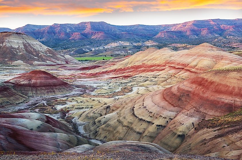 The Painted Hills at John Day Fossil Beds National Monument in Oregon.
