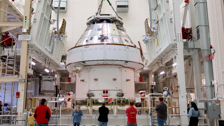 Orion spacecraft for the Artemis II mission