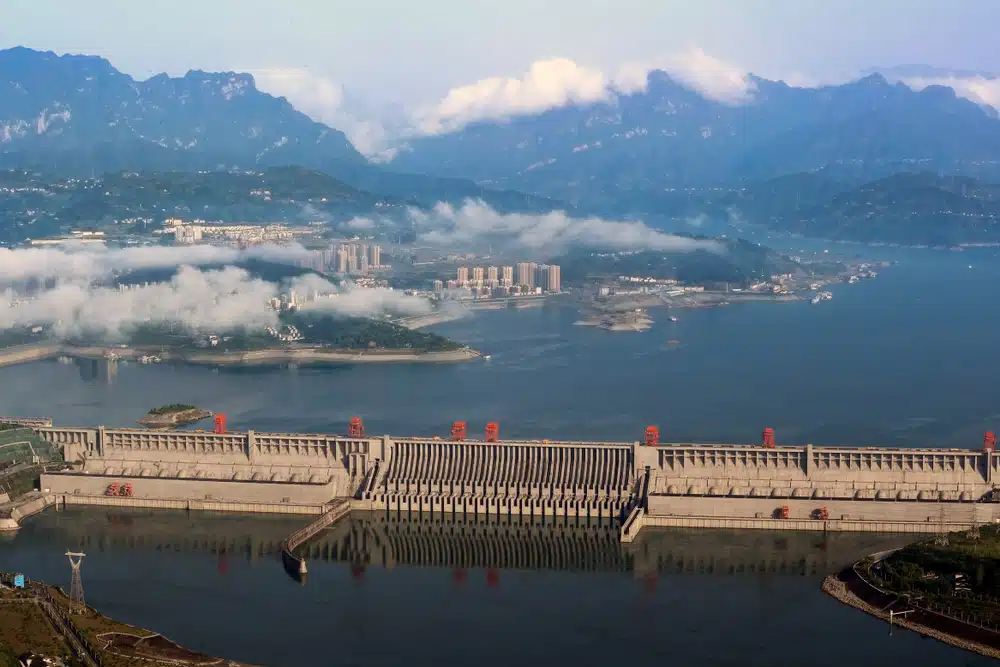 Sandouping/china 07/18/2019,photo,from,three,gorges,dam,in,china